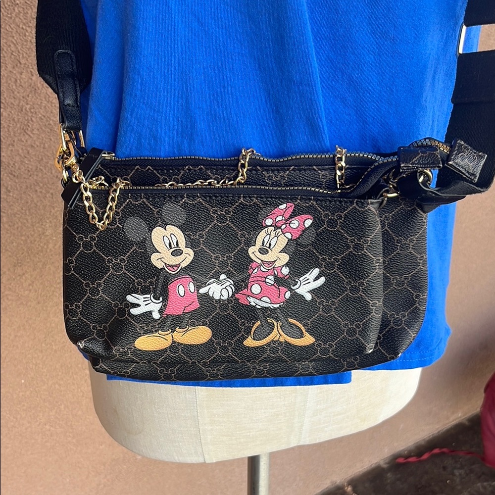 Disney Mickey and Minnie  Crossbody Bag